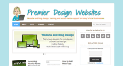 Desktop Screenshot of premierdesignwebsites.com