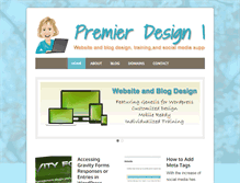 Tablet Screenshot of premierdesignwebsites.com